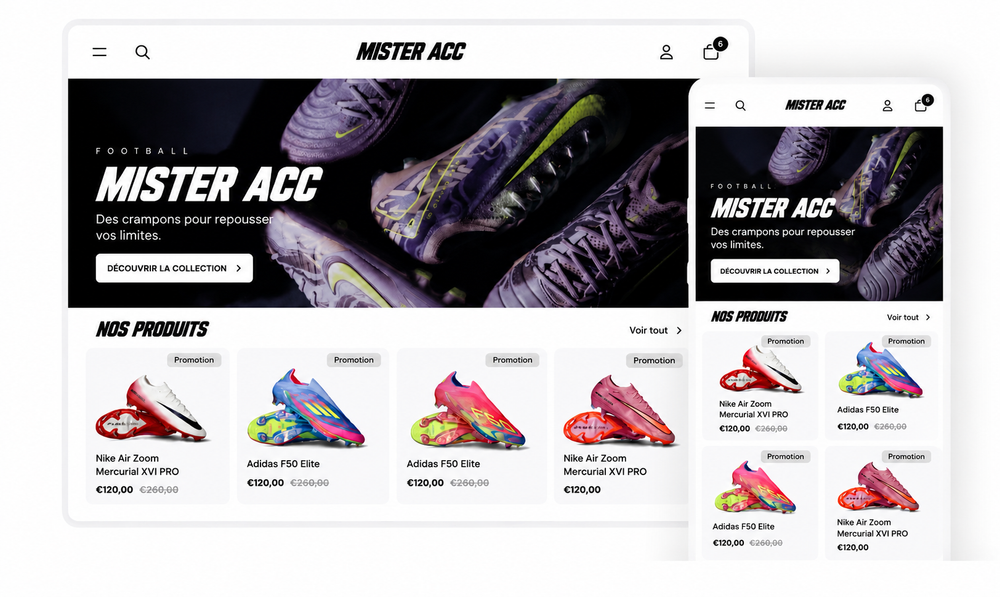 Site Mister Acc sur ordinateur et mobile