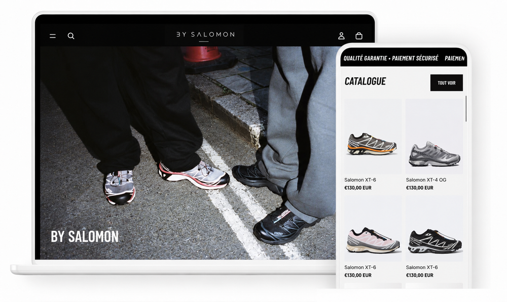Site BySalomon sur ordinateur et mobile